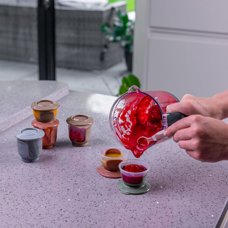 Vital Baby Nourish Store & Wean™ Pots 120ml 4Pk l Available at Baby City