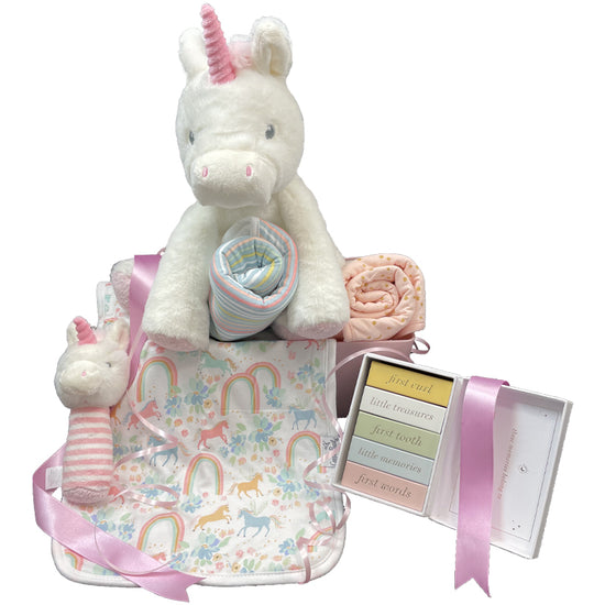 Luxury Unicorn Love Baby Girl Gift Basket