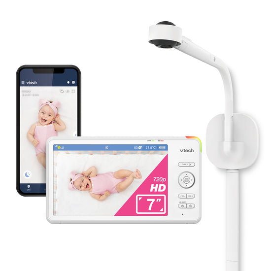 VTech 7" Over-the-Cot Smart High Definition Video Monitor at Baby City