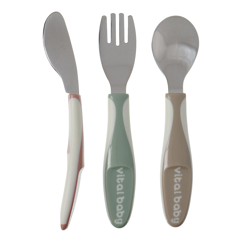 Vital Baby Nourish Big Kid Cutlery 3Pk at Baby City