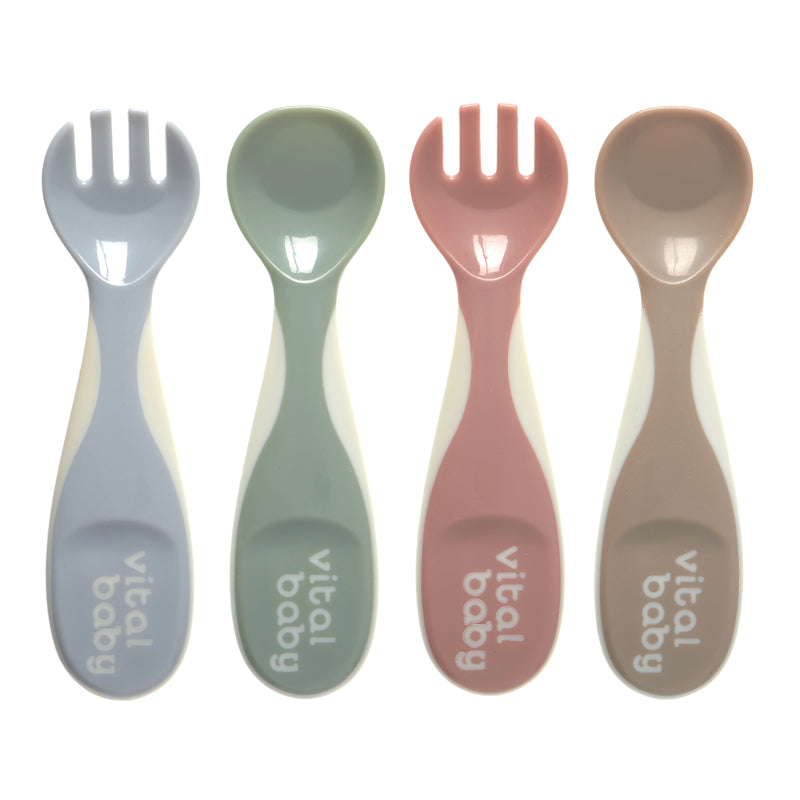 Vital Baby Nourish Chunky Cutlery 4Pk at Baby City