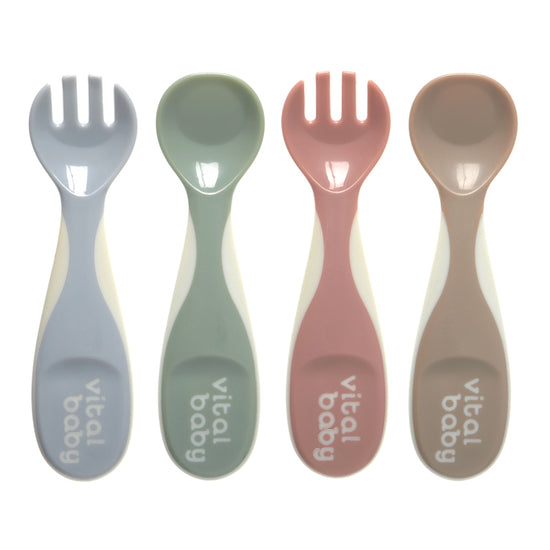 Vital Baby Nourish Chunky Cutlery 4Pk at Baby City