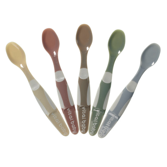 Vital Baby Nourish Start Weaning Spoons 5Pk at Baby City