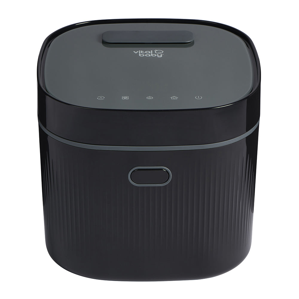 Vital Baby Nurture Advanced Pro UV Steriliser & Dryer Onyx Black at Baby City
