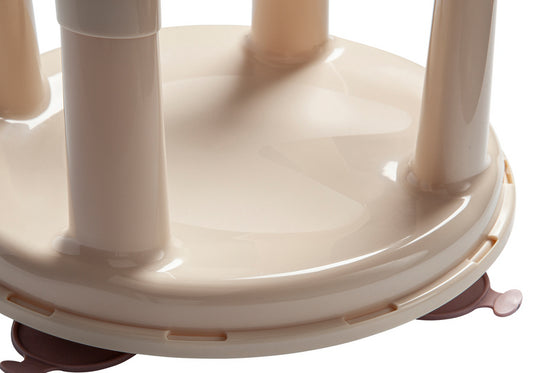 Bebe Confort Swivel Bath Seat - Beige/Lavender l Baby City UK Stockist
