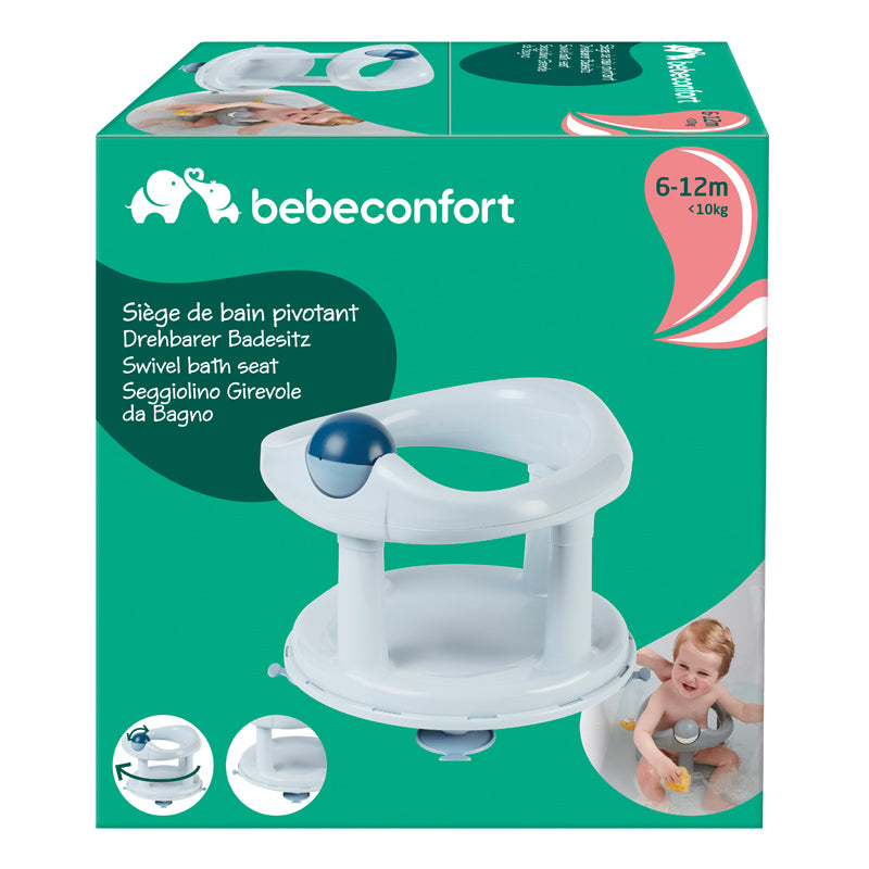 Bebe Confort Swivel Bath Seat - Blue l Baby City UK Stockist