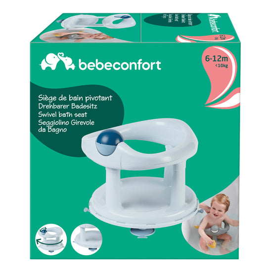 Bebe Confort Swivel Bath Seat - Blue l Baby City UK Stockist