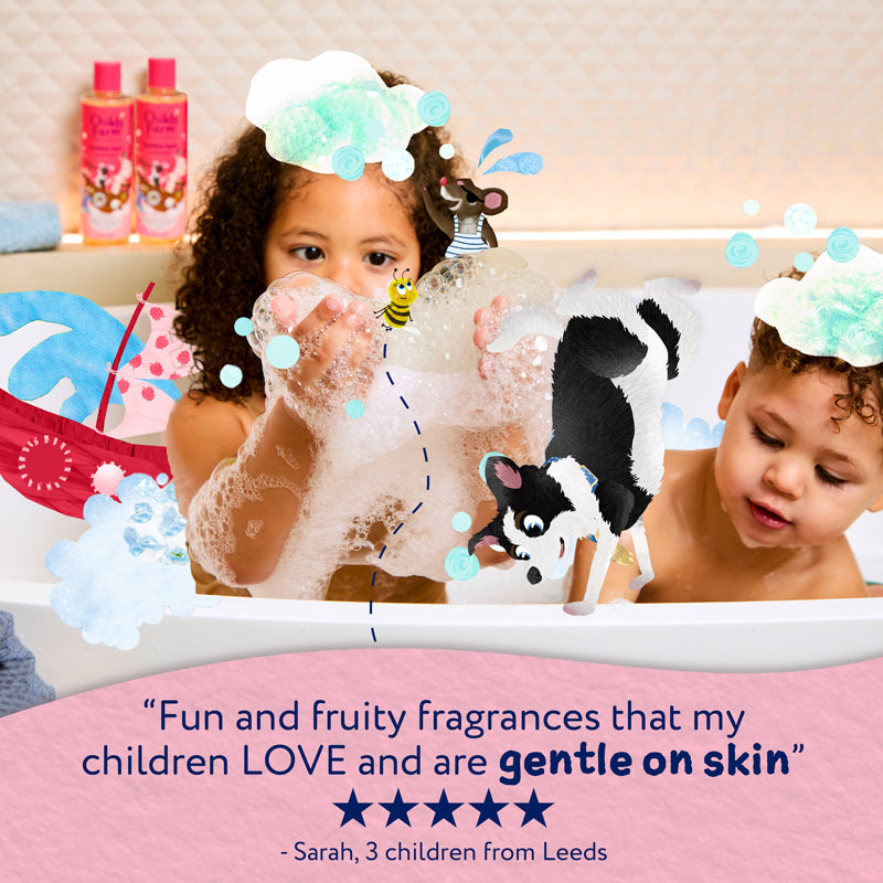 Child's Farm Bubble Bath Raspberry 500ml l Baby City UK Stockist