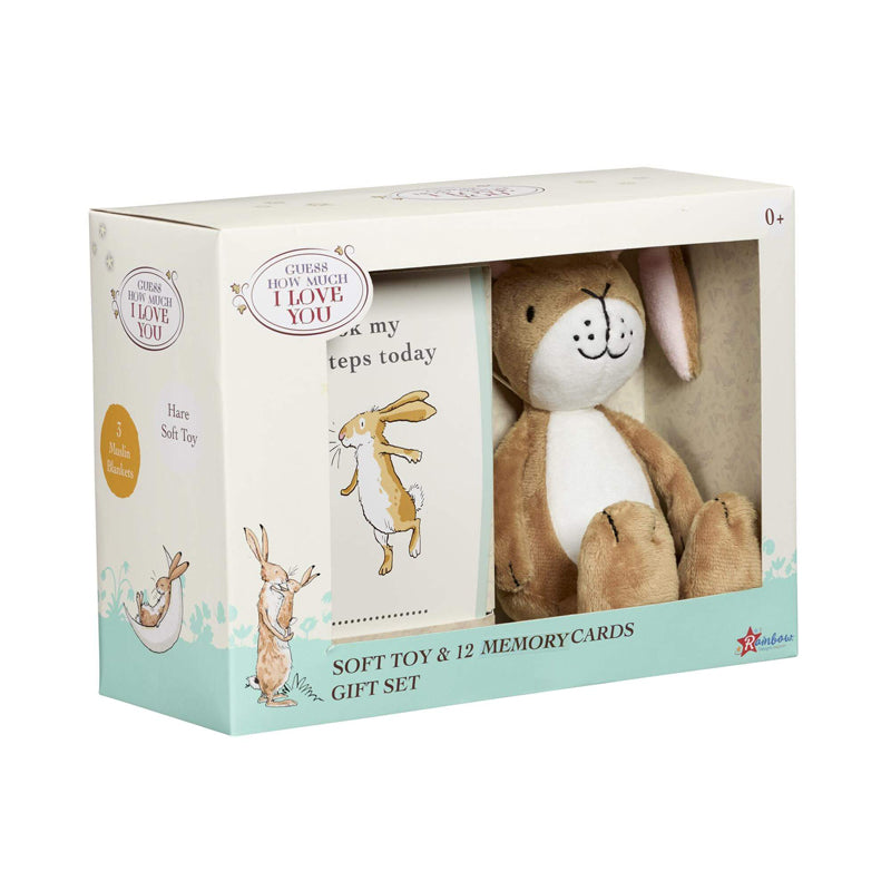 Guess How Much I Love You Soft Toy With Milestone Cards l Baby City UK Stockist