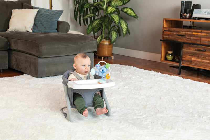 Infantino Stick & Spin High Chair Pal Raccoon l Baby City UK Retailer