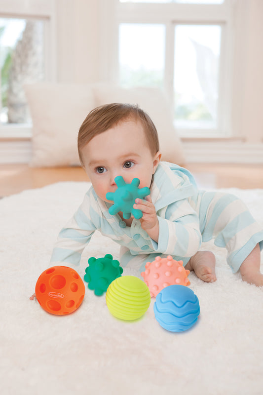 Infantino Super SOFT Sensory Textured Multi Ball Set l Baby City UK Stockist