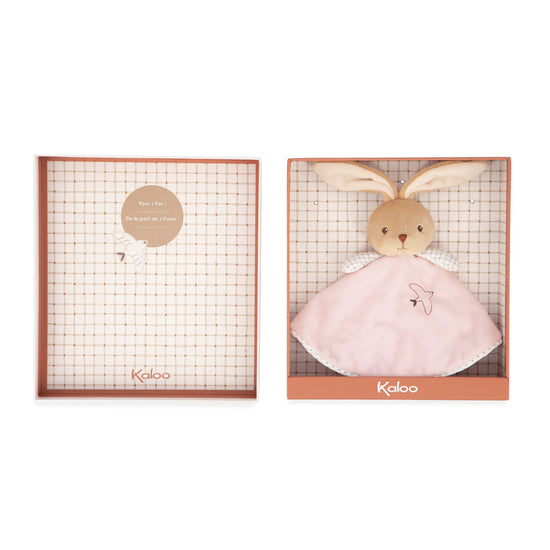 Kaloo Intemporel Doudou Round Rabbit Pink