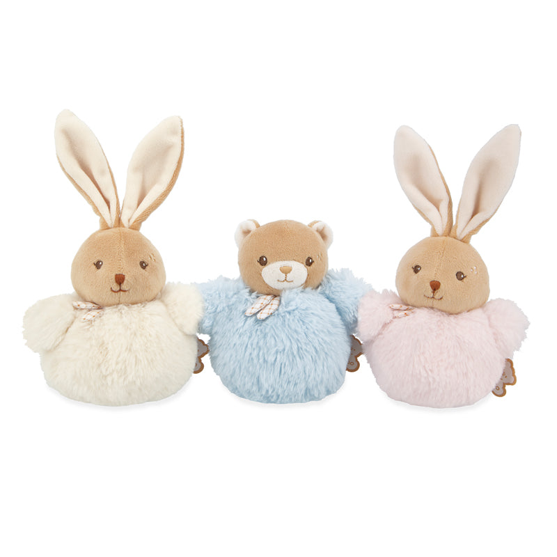 Kaloo Intemporel Pompon Bunny Pink 12cm l Baby City UK Stockist