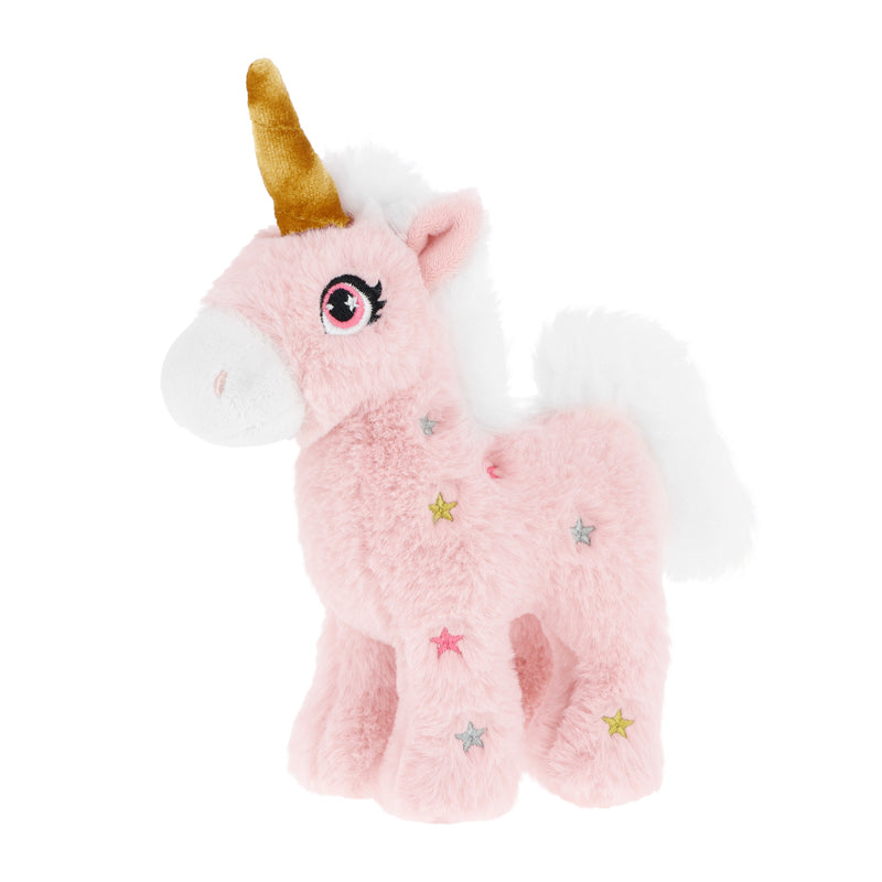 Keel Toys Keeleco Pink Standing Unicorn 16cm 2 Asst l Baby City UK Stockist