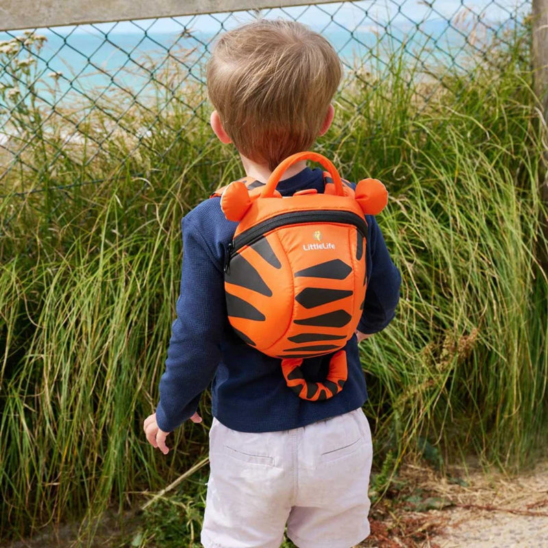 LittleLife Toddler Backpack With Rein Tiger l Baby City UK Stockist