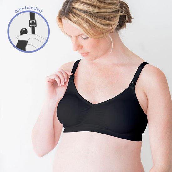 Medela Comfy Bra Black Medium l Baby City UK Stockist