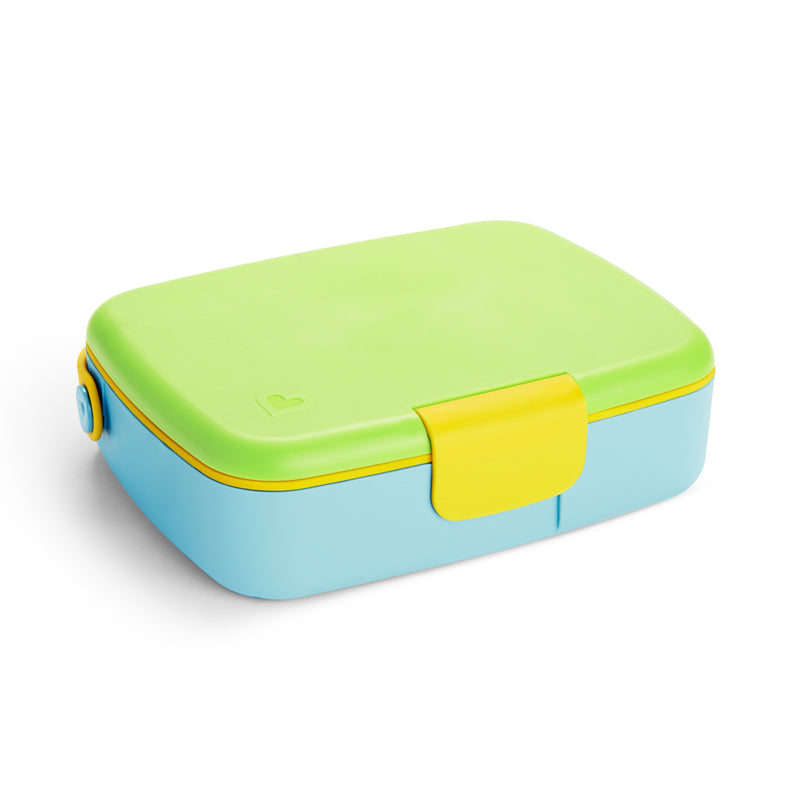 Munchkin Lunch Bento Box With Utensils Green l Baby City UK Stockist