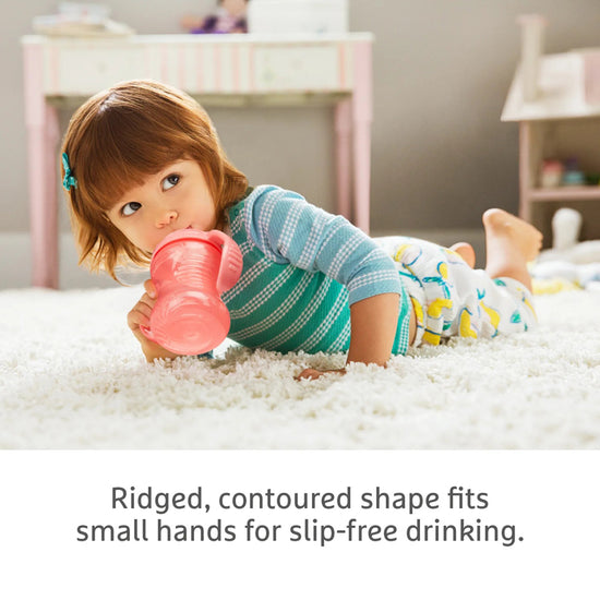 Munchkin Mighty Grip Cup Pink & Green 10Oz 3pk l Baby City UK Stockist