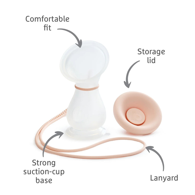Munchkin Silicone Manual Breast Pump l Baby City UK Stockist