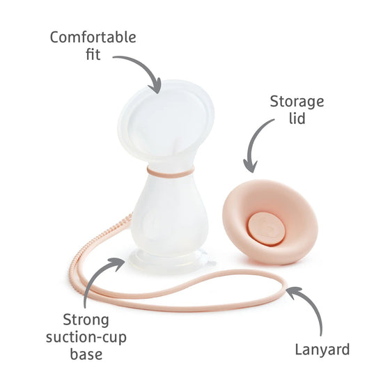 Munchkin Silicone Manual Breast Pump l Baby City UK Stockist