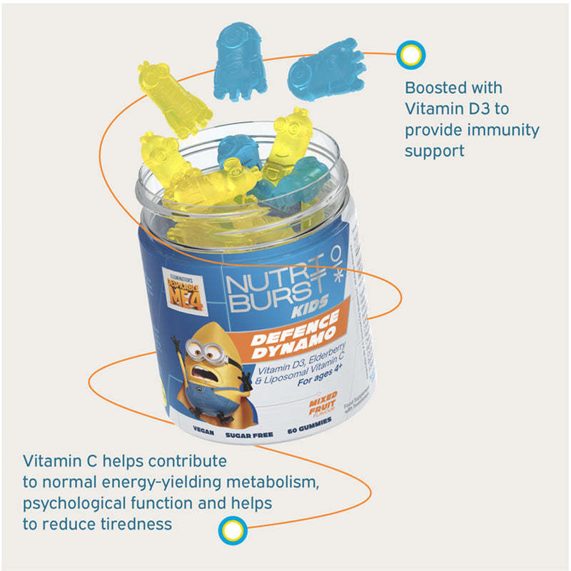 Nutriburst Minions Defence Dynamo 60s l Baby City UK Stockist