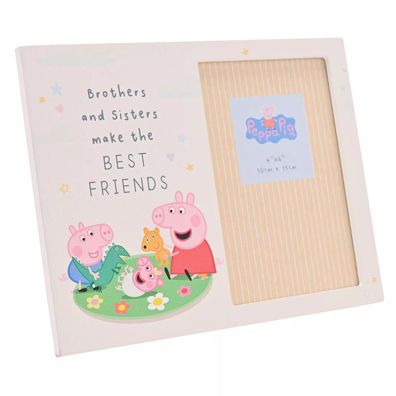 Peppa Pig Brothers & Sisters Photo Frame l Baby City UK Stockist