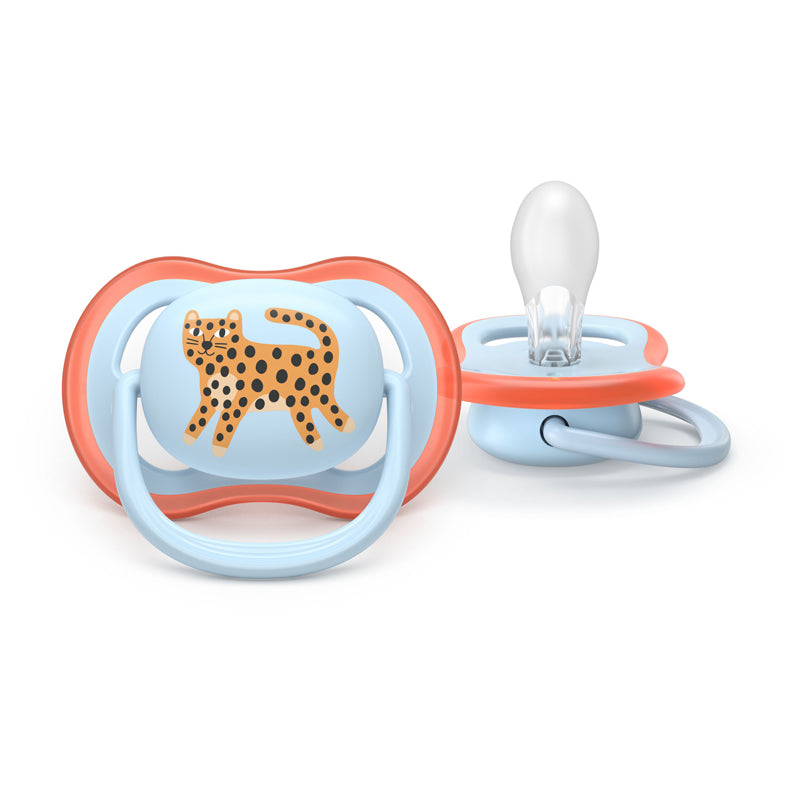 Philips Avent Pacifier Ultra Air Blue 0-6 months 2Pk l Baby City UK Stockist