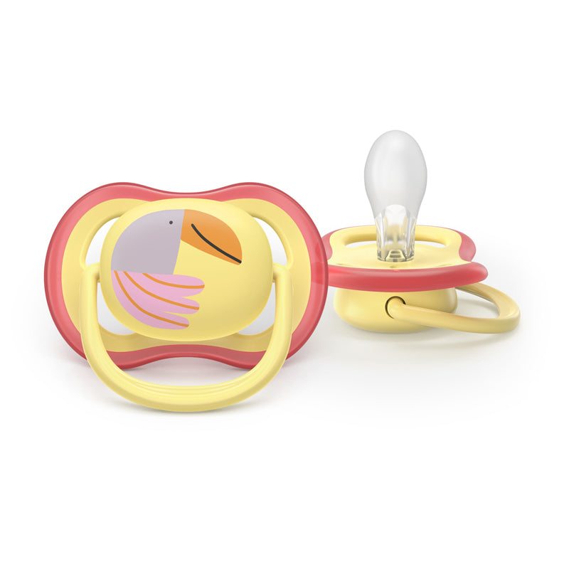 Philips Avent Pacifier Ultra Air Pink 0-6 months 2Pk l Baby City UK Stockist