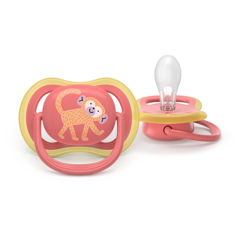 Philips Avent Pacifier Ultra Air Pink 18 months+ 2Pk l Baby City UK Stockist