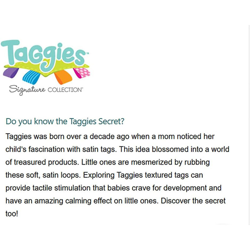 Taggies Drax Dragon Rattle l Baby City UK Stockist