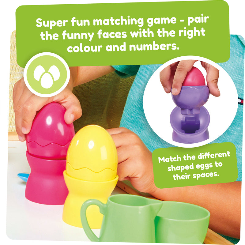 Tomy Hide & Squeak Egg Stackers l Baby City UK Stockist