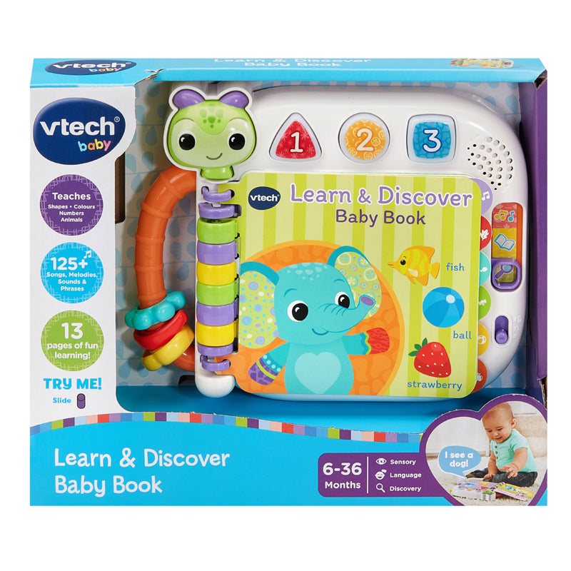 VTech Learn & Discover Baby Book l Baby City UK Stockist