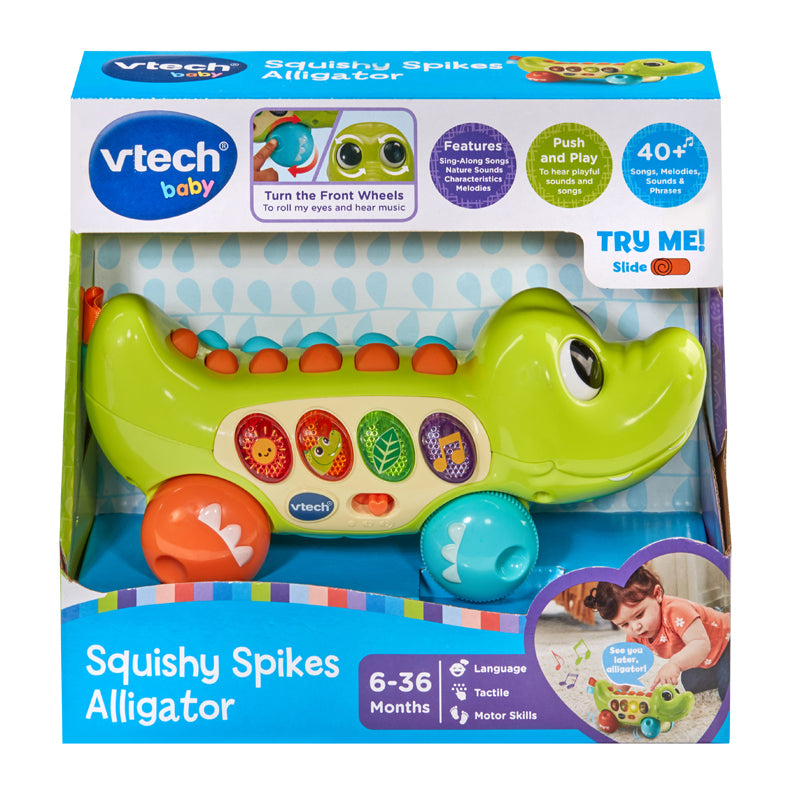 VTech Squishy Spikes Alligator l Baby City UK Stockist