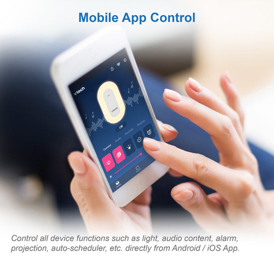 VTech V-Hush Plug In Sleep Training Soother l Baby City UK Stockist