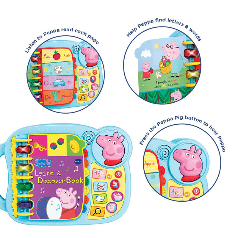 Vtech Peppa Pig: Learn & Discover Book l Baby City UK Stockist