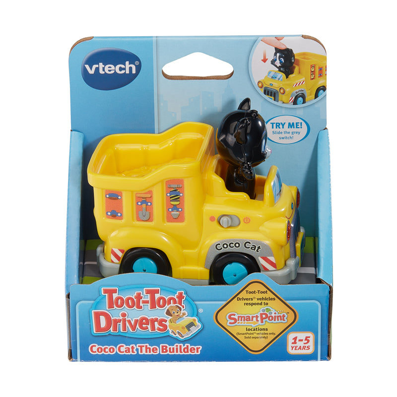 Vtech Toot-Toot Drivers® Coco Cat the Builder l Baby City UK Stockist