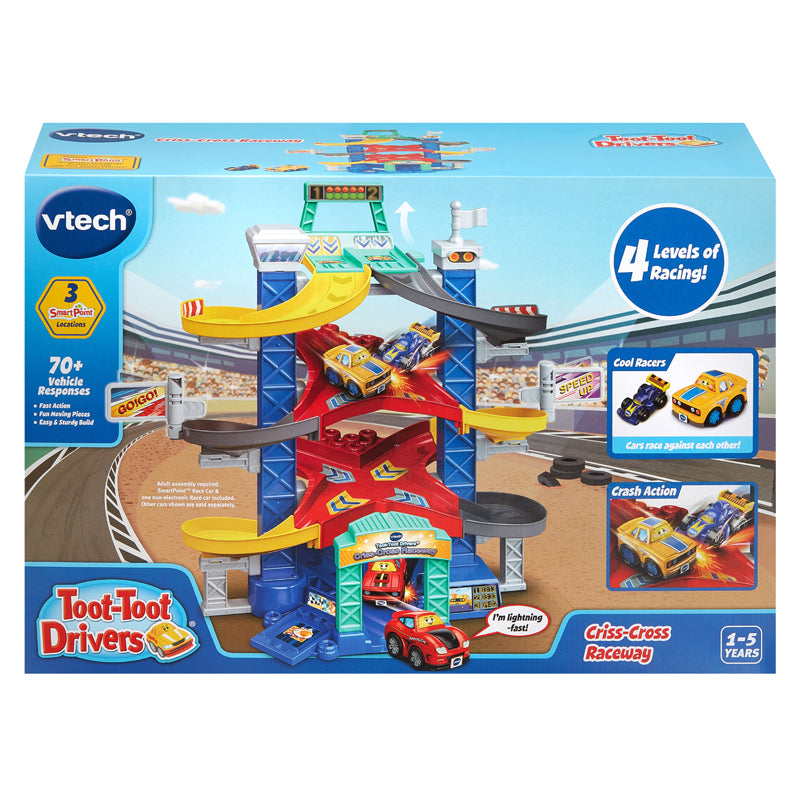 Vtech Toot-Toot Drivers® Criss-Cross Raceway l Baby City UK Stockist