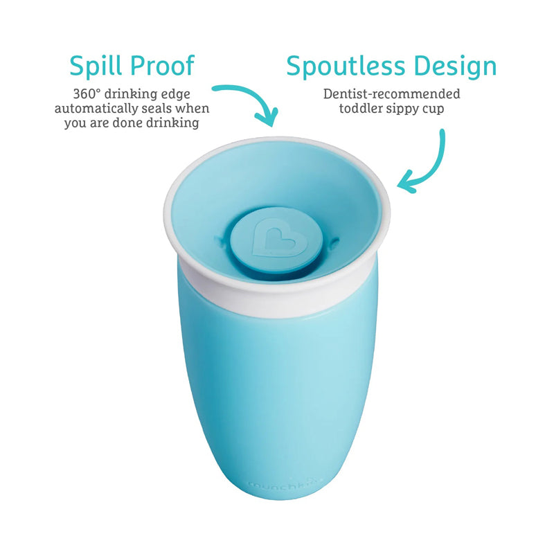 Munchkin Miracle Sippy Cup 10Oz - Blue