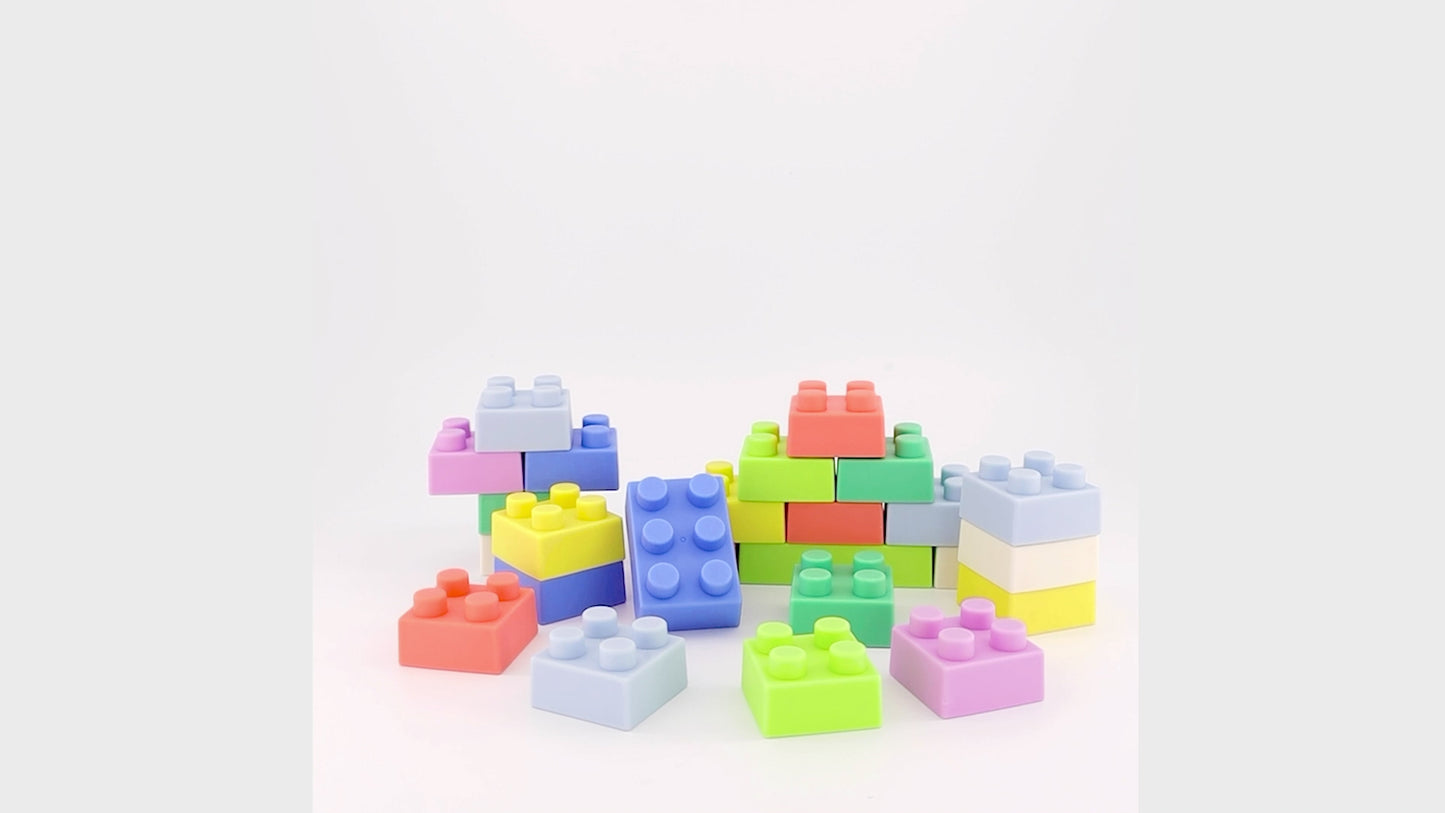 Load and play video in Gallery viewer, Infantino Super Soft 1st Building Blocks
