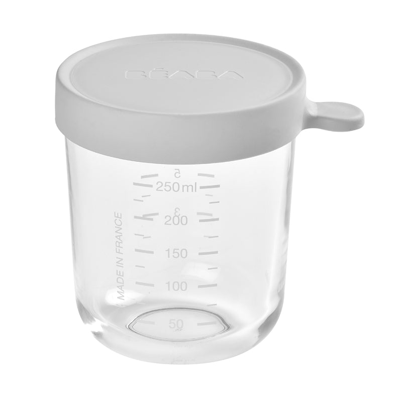 Load image into Gallery viewer, Béaba Glass Storage Jar 250ml Light Mist at Baby City
