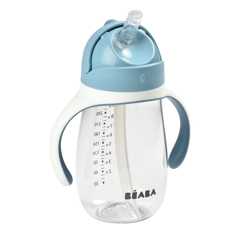 Load image into Gallery viewer, Béaba Tritan Straw Cup Blue 300ml at Baby City
