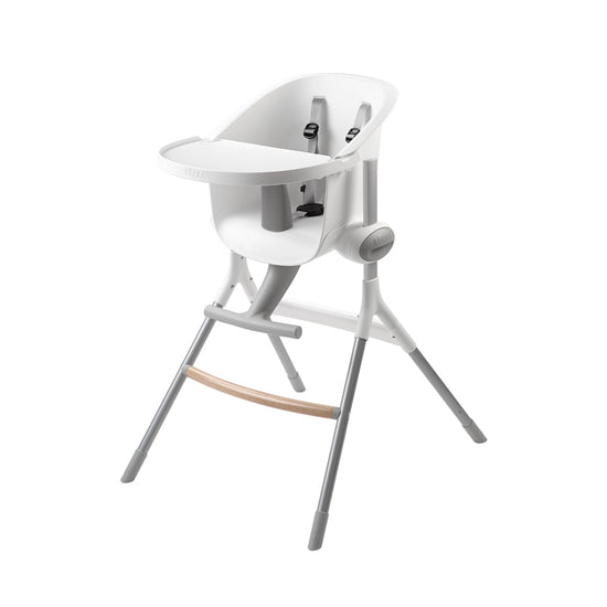 Béaba Up & Down Evolutive Highchair White/Grey at Baby City