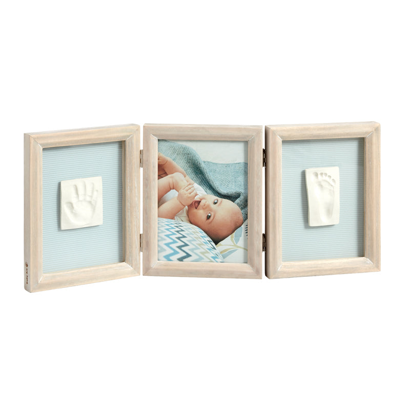 Baby Art My Baby Touch Double Print Frame Stormy at Baby City