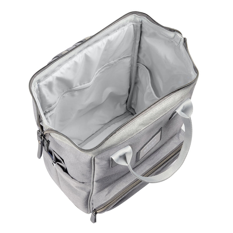 Load image into Gallery viewer, Béaba Wellington Backpack Changing Bag Grey at Baby City&amp;#39;s Shop
