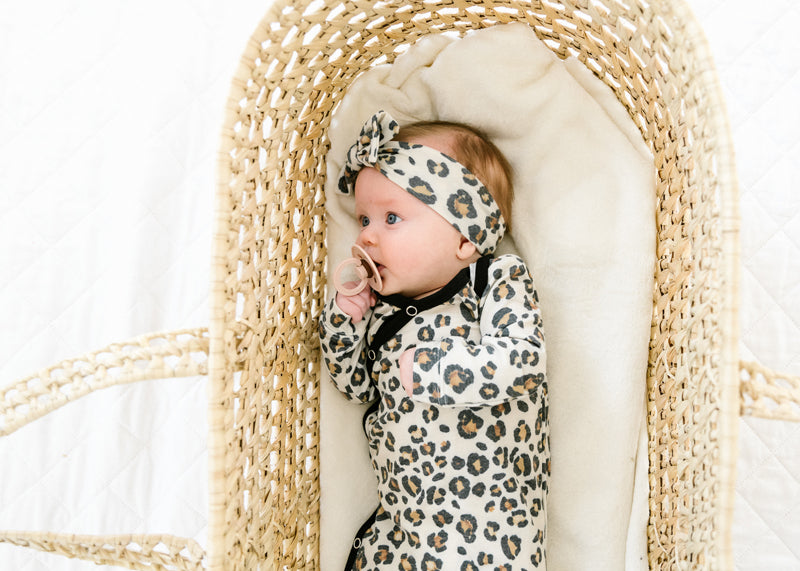 Copper Pearl Knit Headband Zara l Baby City UK