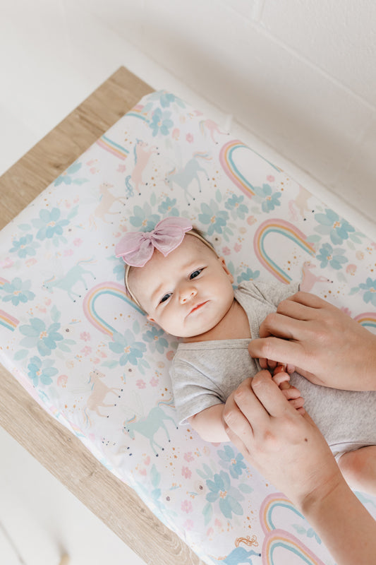 Baby City Stockist of Copper Pearl Nappy Changing Pad COVER Whimsy