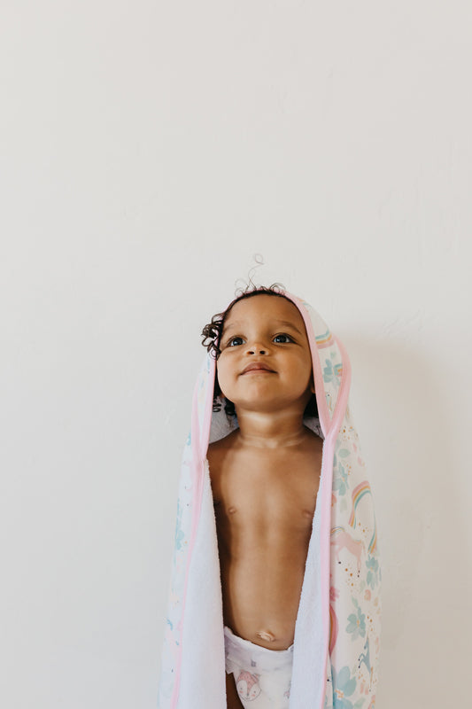 Load image into Gallery viewer, Copper Pearl Premium Knit Hooded Towel Whimsy at Baby City&amp;#39;s Shop
