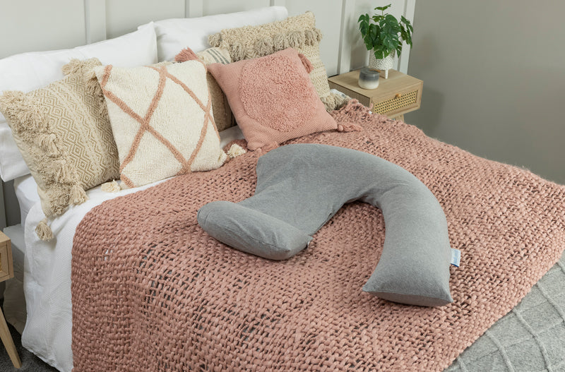 Dreamgenii Pregnancy Pillow Grey Marl at Baby City's Shop