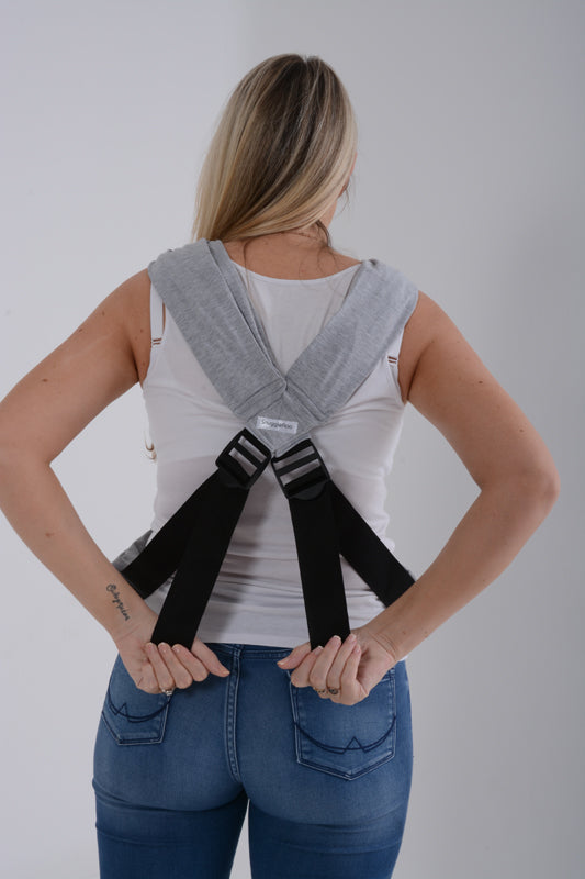 Load image into Gallery viewer, Dreamgenii SnuggleRoo Baby Carrier Light Grey at Baby City&amp;#39;s Shop
