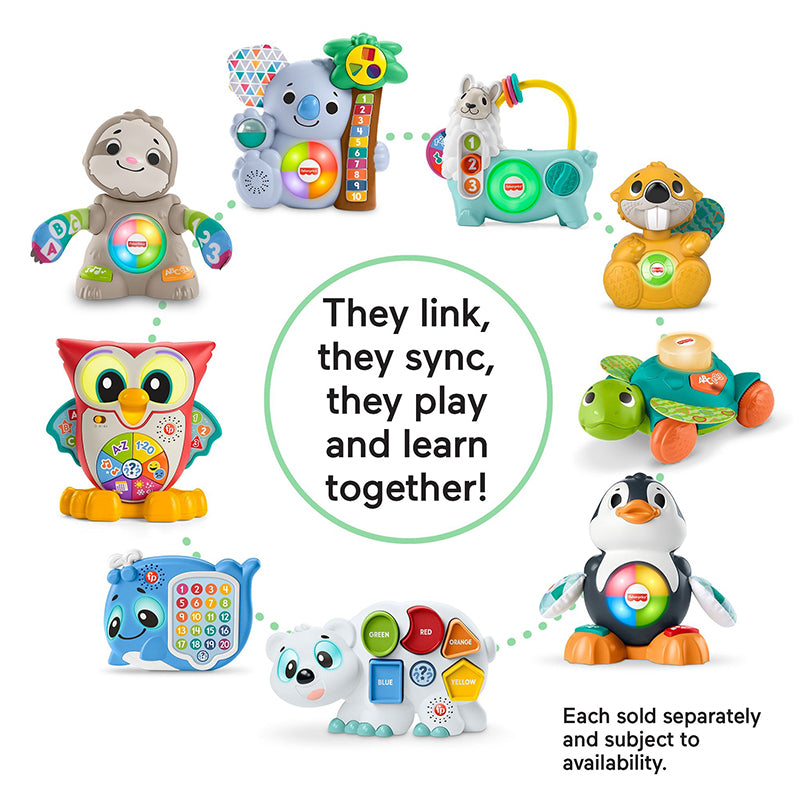 Fisher-Price Linkamals Press N Play Peacock at Baby City's Shop